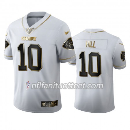 Miesten Kansas City Chiefs NFL Pelipaita Tyreek Hill 10 Nike Valkoinen Golden Edition